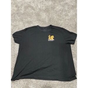 Return To Sender Mens Impossible Is For The Unwilling Graphic Tee Black XXL